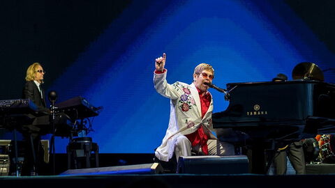 Elton John spielte 2017 in Twickenham Stoop 2017