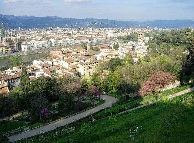 Ausblick vom Giardino Bardini
