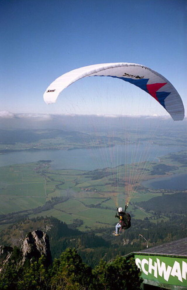 Paragleiten in der Toskana