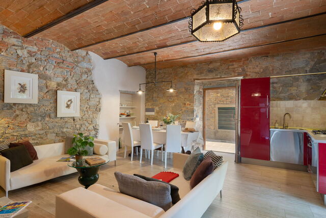 Villa Fracassini, Wohnzimmer