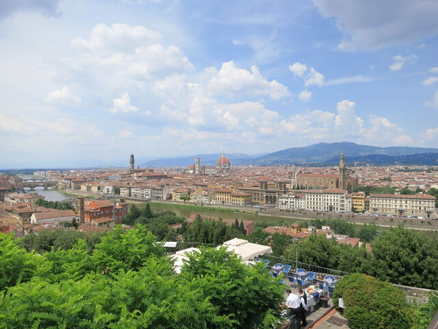 Ausblick vom Piazzale Michelangelo