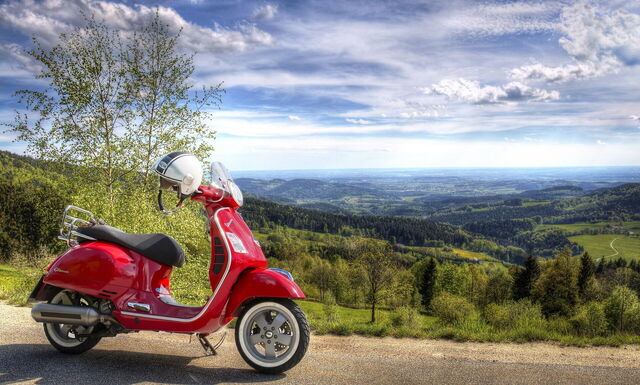 Vespa Tour durch Chianti
