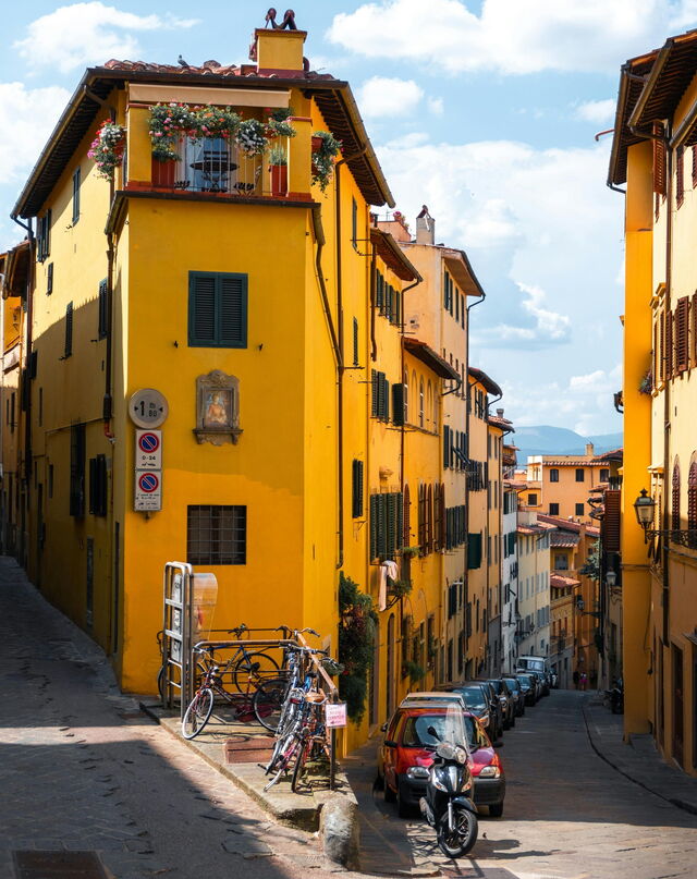 Straßen in Florenz
