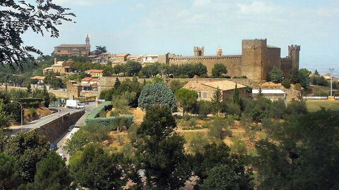 Die Stadt Montalcino