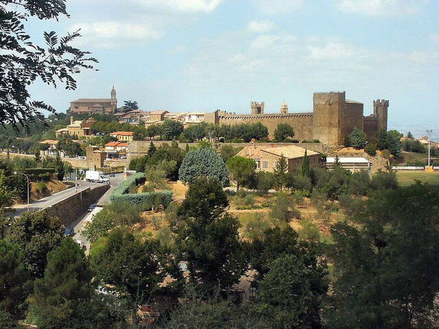 Die Stadt Montalcino