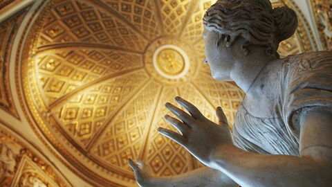 Uffizi Galerie Decke im Niobe Raum