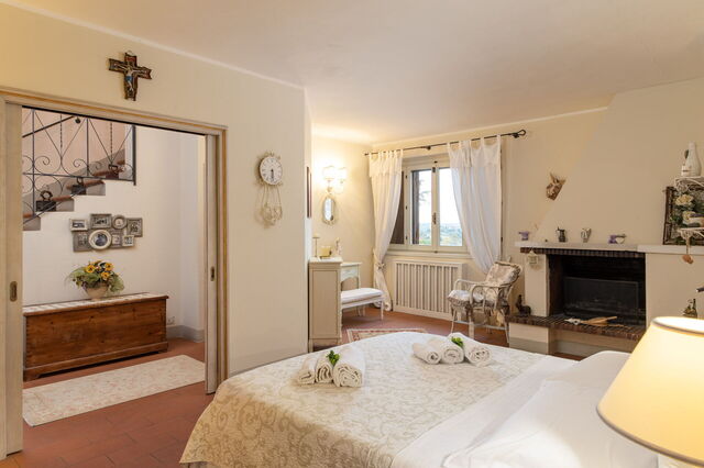 Villa L'elsa schönes Landhaus, Schlafzimmer