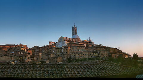 Blick auf die Stadt Siena