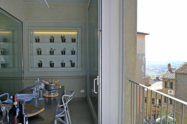 Appartamento La Loggia Cortonese, Aussicht