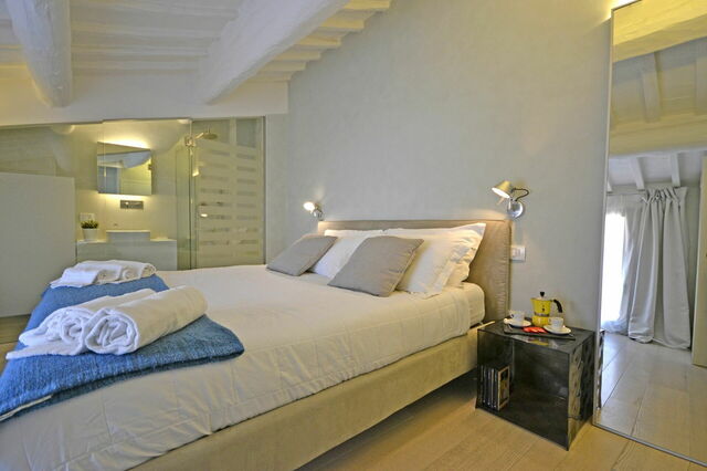 Appartamento La Loggia Cortonese, Hauptschlafzimmer