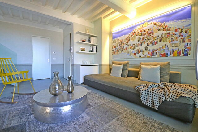 Appartamento La Loggia Cortonese, Wohnzimmer