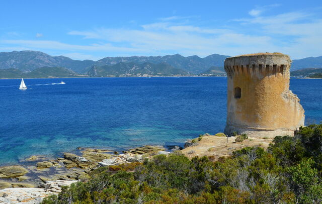 Insel Elba Blick auf die Küste