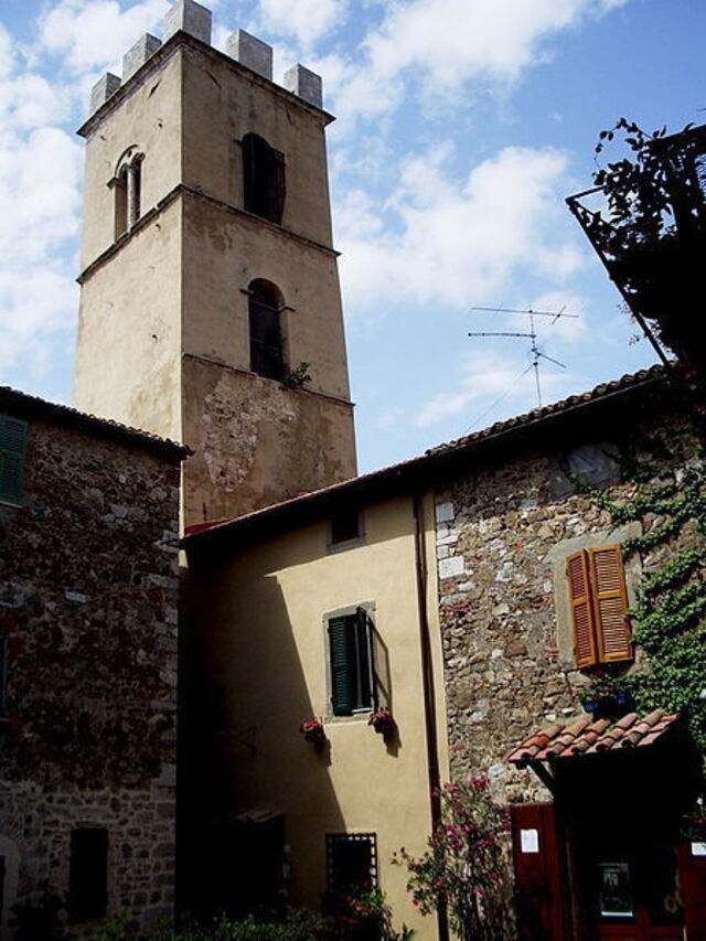 Der schiefe Turm in Montemerano