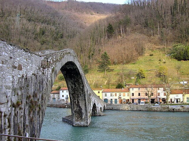 Ansicht auf Borgo a Mozzano