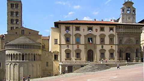 Hauptplatz in Arezzo