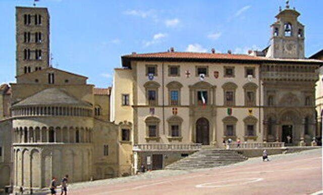 Hauptplatz in Arezzo
