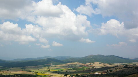 Die Aussicht um Capalbio