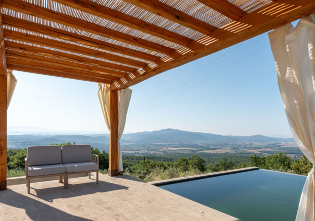 Oasi di Benessere Bio, Pool und Aussicht