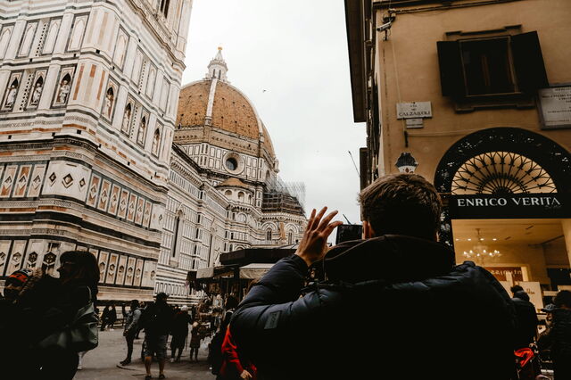 Ein Foto vom Duomo in Florenz schießen