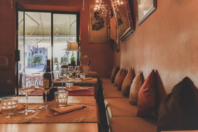 Osteria Tosca, Innenbereich