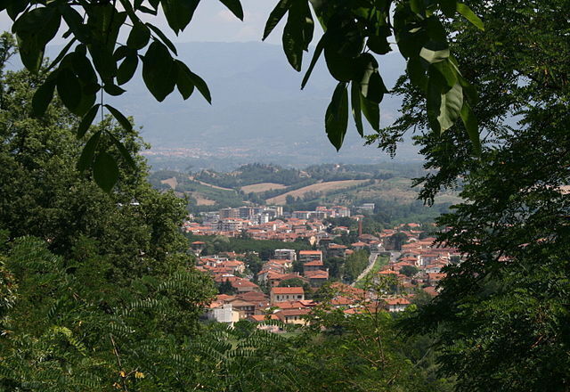 Blick auf montevarchi