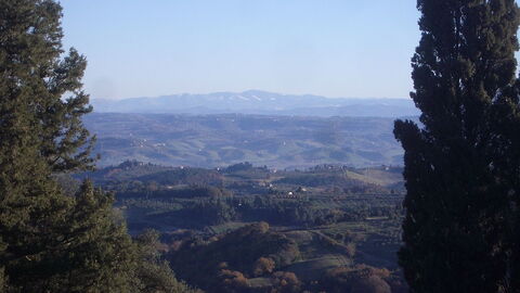 Landschaft außerhalb von Montaione