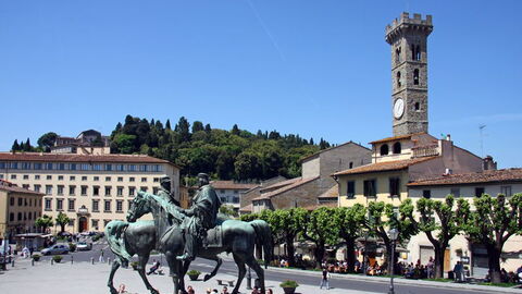 Zentrum der Stadt Fiesole