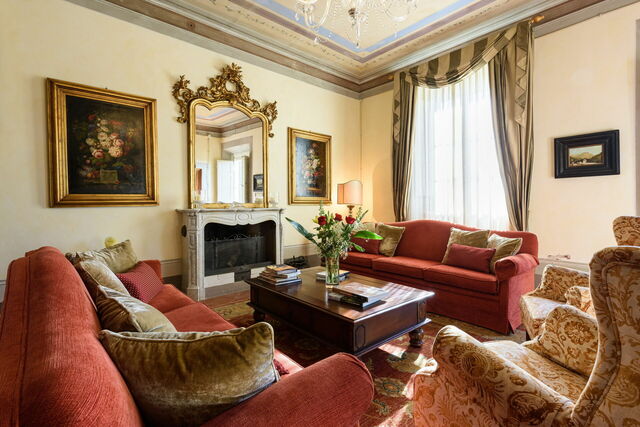 Villa Moriano, Wohnzimmer