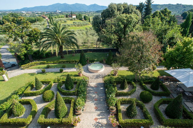 Villa Moriano, Garten