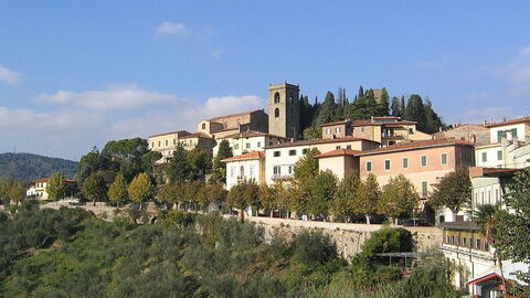 Blick auf Montecatini Terme
