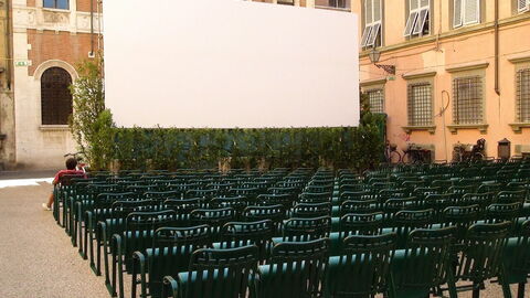 Open-Air Kino in Italien
