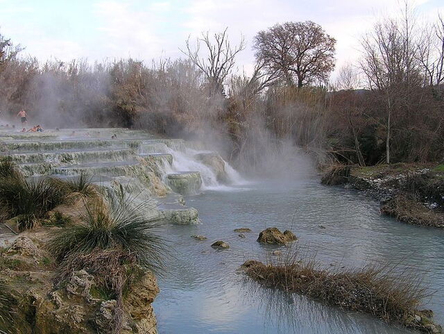 Manciano heiße Quellen von Saturnia