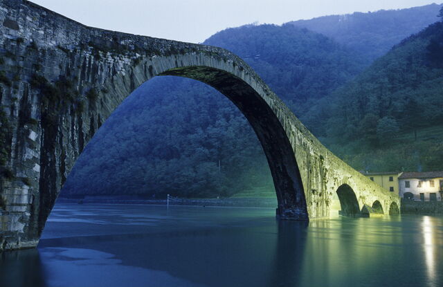 Die Teufelsbrücke in Bagna di Lucca