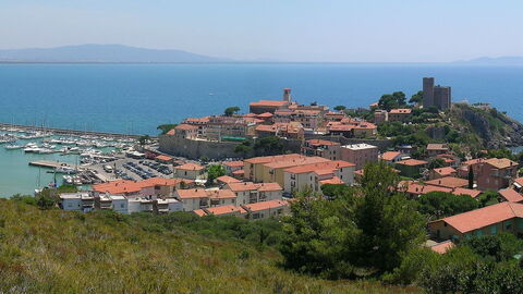 Blick auf Talamone