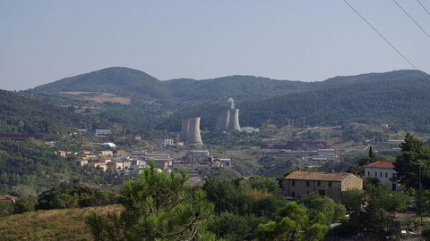 Aussicht auf Larderello