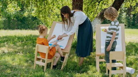 Kinder malen
