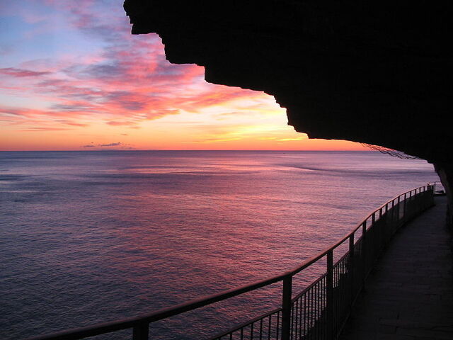 Via dell'Amore Sonnenuntergang