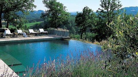 Le Porciglia, Ausblick und Pool