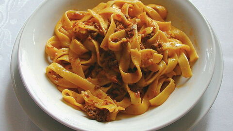 Fettucine mit Ragout Sauce