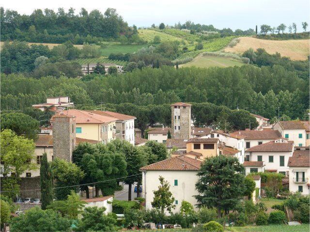 Blick auf Terranuova Bracciolini