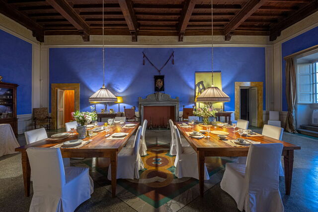 Castel Ruggero, Esszimmer