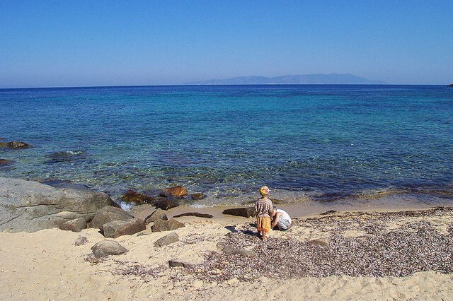 ein Strand in der Toskana