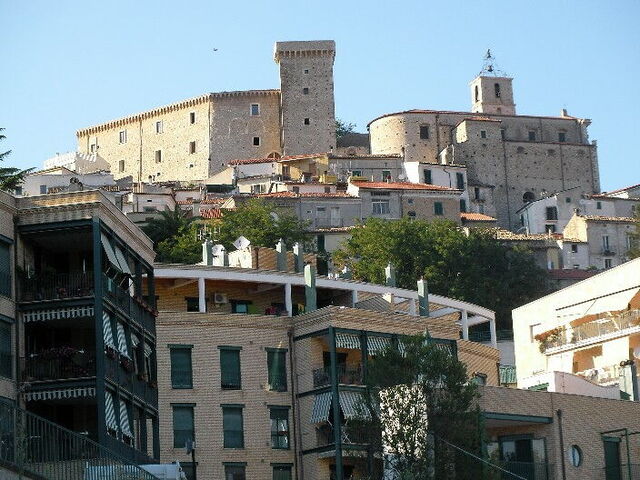 Blick auf die Stadt Casoli