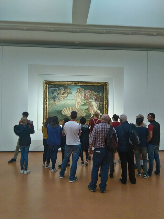 Botticelli in den Uffizien