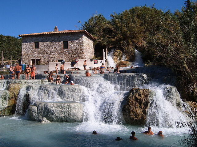 Thermenbad in Saturnia
