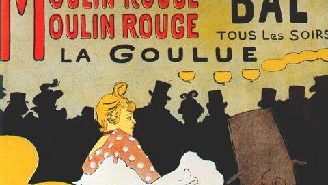 Ein Poster von 1891 für das Moulin Rouge von Lautrec