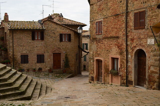 Der Ort Monticchiello di Pienza