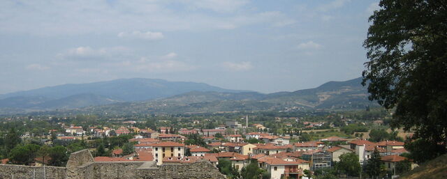 Blick über Arezzo