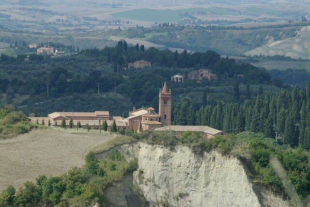 Ansicht von Oliveto Maggiore