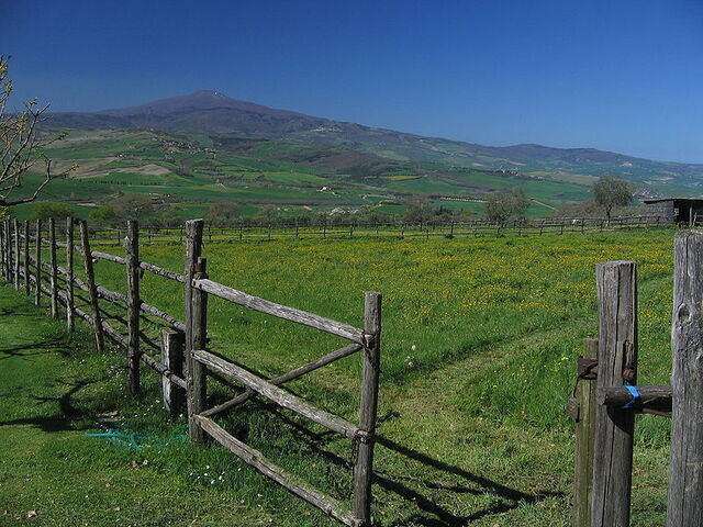 Sicht auf den Monte Amiata